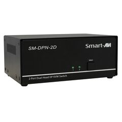 SmartAVI 2-Port Dual-Head DP KVM Switch