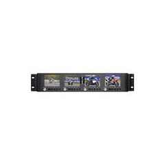 Delvcam 3.5" Quad Rackmount DELV-MLCD Series Monitor   DELV-MLCD35RM