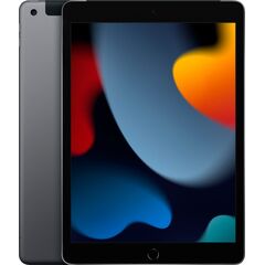 Apple - 10.2-Inch iPad (9th Generation) with Wi-Fi + Cellular - 64GB - Space Gray (Unlocked)