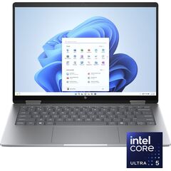 HP - Envy 2-in-1 14" Wide Ultra XGA Touch-Screen Laptop - Intel Core Ultra 5 - 16GB Memory - 512GB SSD - Meteor Silver