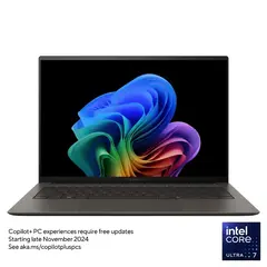 ASUS - Zenbook S 14 - 14" 3K OLED Touch Laptop - Copilot+ PC - Intel Core Ultra 7 - 16GB Memory - 1TB SSD - Zumaia Gray