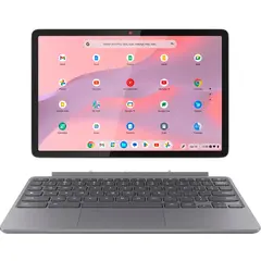 Lenovo - Duet 11 Chromebook - 11" 2K LCD Touchscreen 2-in-1 Tablet - MediaTek Kompanio - 4GB Memory - 128GB - eMMC with keyboard - Luna Gray
