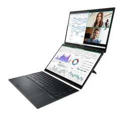 Top ponuda ASUS - Zenbook DUO Dual 14” WUXGA OLED Touch Laptop - Intel Core Ultra 7 with 16GB Memory - Intel Arc Graphics - 1TB SSD - Inkwell Gray - LaptopPlaza uvoz i distribucija laptopova, projektora i druge IT opreme