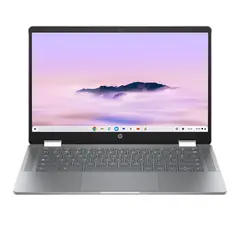 HP - 14" 2-in-1 Full HD Touch-Screen Chromebook Plus Laptop with Google AI - Intel Core i3 - 8GB Memory - 256GB UFS - Meteor Silver