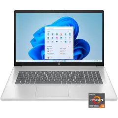 HP - 17.3" Full HD Laptop - AMD Ryzen 5 - 8GB Memory - 512GB SSD - Natural Silver