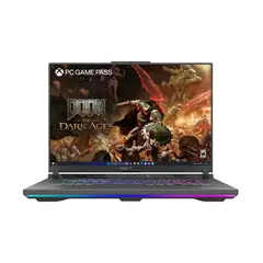 ASUS - ROG Strix G16 16" FHD 165Hz Gaming Laptop - AMD Ryzen 9 HX - 16GB RAM - NVIDIA GeForce RTX 5070 Ti - 1TB SSD - Eclipse Grey