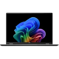 ASUS - Vivobook 16 Flip - 16" 3K OLED Touch Laptop - Copilot+ PC - Intel Core Ultra 7 256V with 16GB Memory - 512GB SSD - Matte Gray