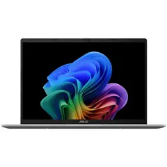 ASUS - Vivobook 14" FHD+ Laptop - Copilot+ PC - Snapdragon X with 16GB Memory - 512GB SSD - Cool Silver