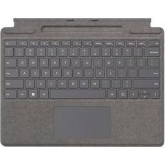Top ponuda Microsoft Surface Pro Keyboard for Surface Pro Copilot+ (11th Edition), Pro 9 and 8 with Pen Storage, Alcantara Material, Platinum Isporuka odmah, Style: Direct, Set: Keyboard with Pen Storage, Color: Platinum - LaptopPlaza uvoz i distribucija laptopova, projektora i druge IT opreme