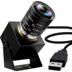 USB Camera 120fps High Speed ​​Webcam Golf Swing 4K 12Megapixels USB Cam with 3X Manual Optical Zoom Lens Lightburn PC Computer Plug and Play for Linux Windows Mac OS