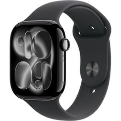 Apple Watch Series 11 [GPS 46mm] Smartwatch with Jet Black Aluminum Case with Black Sport Band - M/L. Sleep Score, Fitness Tracker, Health Monitoring, Always-On Display, Water Resistant MEUX4RK/A, Velicina sata: 46mm case + Medium/Large band, Color: Jet Black Aluminum Case w/ Black Sport Band