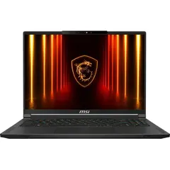 MSI - Stealth A16 AI+ 16" 240 Hz Gaming Laptop QHD+ - AMD Ryzen AI 9 HX 370 with 32GB Memory - GeForce RTX 5070Ti - 2TB SSD - Core Black, Black