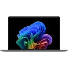 ASUS - Zenbook A14 14" FHD+ OLED Laptop - Copilot+ PC - Snapdragon X with 32GB RAM - 1TB SSD - Iceland Gray