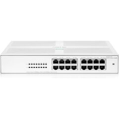 HPE Networking Instant On Switch Series 1430 16-Port Gb Unmanaged Layer 2 Ethernet Switch | 16x 1G | Fan-Less | US Cord (R8R47A#ABA), Model: 16G
