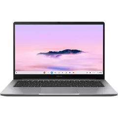 ASUS - CX14 14" FHD Chromebook Plus Laptop with Google AI - Intel Core 3 - 8GB Memory - 128GB eMMC - Misty Grey