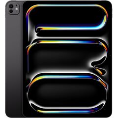 Apple iPad Pro 13-Inch (M4): Built for Apple Intelligence, Ultra Retina XDR Display, 256GB, 12MP Front/Back Camera, LiDAR Scanner, Wi-Fi 6E, Face ID, All-Day Battery Life &mdash; Space Black, Velicina hard diska: 256GB, Color: Space Black