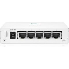 HPE Networking Instant On Switch Series 1430 5-Port Gb Unmanaged Layer 2 Ethernet Switch | 5X 1G | Fan-Less | US Cord (R8R44A#ABA), Model: 5G