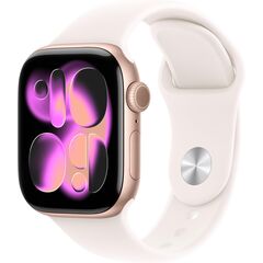 Apple Watch Series 11 [GPS 42mm] Smartwatch with Rose Gold Aluminum Case with Light Blush Sport Band - S/M. Sleep Score, Fitness Tracker, Health Monitoring, Always-On Display, Water Resistant MEU04RK/A, Velicina sata: 42mm case + Small/Medium band, Color: Rose Gold Aluminum Case w/ Light Blush Sport Band
