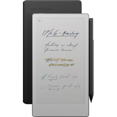 reMarkable - Paper Pro Move - 7.3" Paper Tablet with Marker Plus and Premium Leather Book Folio - Black