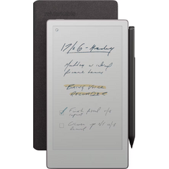 reMarkable - Paper Pro Move - 7.3" Paper Tablet with Marker Plus and Mosaic Weave Book Folio - Basalt