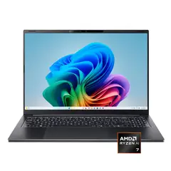 Acer - Swift Go 16 AI - Copilot+ PC - 16" WUXGA Touchscreen Laptop - AMD Ryzen AI 7 445 2026 - 16GB Memory &ndash; 1TB Storage - Obsidian Black