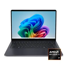 Dell - 14" 2K OLED Touchscreen Laptop - AMD Ryzen AI 7 445 2026 - 16GB Memory - 512GB Storage - Copilot+ PC - Celestial Blue
