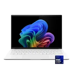 ASUS - Zenbook S14 14" OLED 3K Touchscreen - Intel Core Ultra 9 Processor 2026 - 32GB Memory - 1TB Storage - Copilot+ PC - Scandinavian White