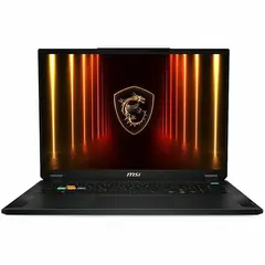 MSI - 18" Gaming Laptop 3840 x 2400 Retina - Intel Core Ultra 9 275HX with 64GB Memory - GeForce RTX 5090 - 2 TB SSD - Midnight Black