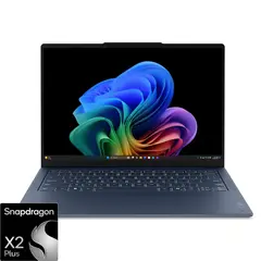 Lenovo - Yoga Slim 7x 14" 2K OLED Touchscreen Laptop- Snapdragon X2 Plus X2P-42-100 2026 - 16GB Memory- 512GB SSD - Copilot+ PC - Cosmic Blue