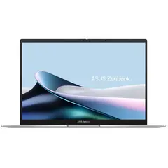 ASUS - Zenbook 14 14" 3K OLED Touch Screen Laptop - Intel Core Ultra 9 285H - 32GB RAM - 1TB SSD - Foggy Silver