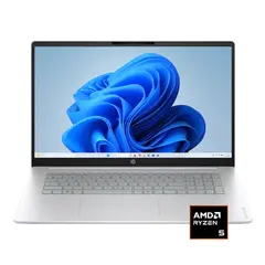HP - OmniBook 3 - 17.3" Full HD Laptop - AMD Ryzen 5 40 (2025) - 8GB Memory - 512GB SSD - Glacier Silver
