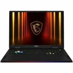 MSI - 18" Gaming Laptop 3840 x 2400 () - AMD Ryzen 9 9955HX3D with 32GB Memory - GeForce RTX 5080 - 2 TB SSD - Core Black, Black