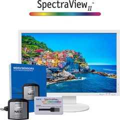 NEC PA243W-SV 24.1" 16:10 Wide Gamut IPS Monitor (with SpectraView II, White)
