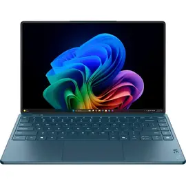 Lenovo - Yoga Slim 9i - Copilot+ PC - 14" 4K 120Hz OLED Touchscreen Laptop - Intel Core Ultra 7 Processor - 32GB Memory - 1TB SSD - Tidal Teal