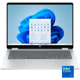 HP - OmniBook 5 Flip 2-in-1 14" 2K Touch-Screen Laptop - Intel Core 5 - 8GB Memory - 512GB SSD - Glacier Silver