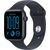 Apple Watch SE 3 GPS 44mm Smartwatch Midnight Aluminum Case, Navy Blue Sport Band - M/L. Fitness + Sleep + Cycle Tracking, Heart Rate, Vitals, Safety, Velicina sata: 44mm, Color: Midnight