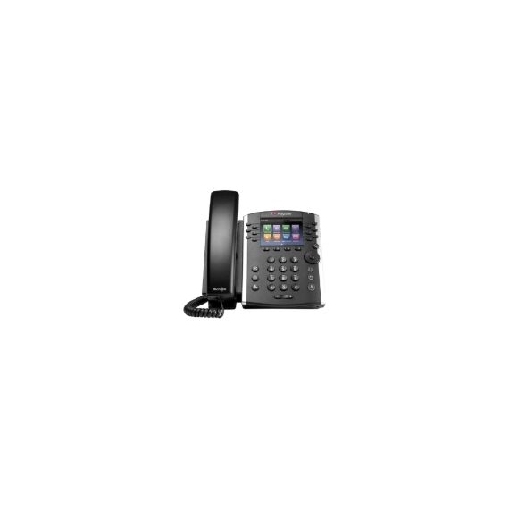Polycom VVX 410 12-Line Desktop Phone with Power Supply