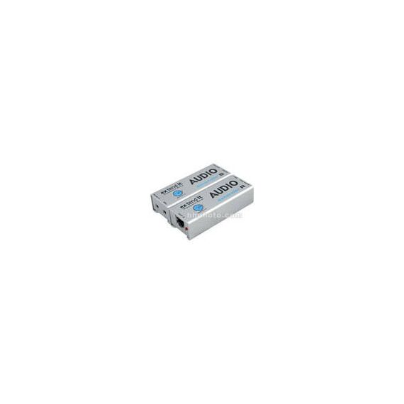 Gefen AUD-1000 Stereo Analog Bidirectional Audio Extender, Sender With Receiver - Transfers Signals Over Network Cables