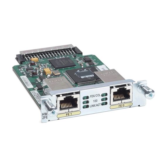 Cisco HWIC-2FE 2 Port Fast Ethernet High Speed WIC Card