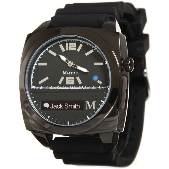 Martian Watches Victory Watch (Black Back Plate, Case, & Band)