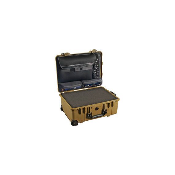 Pelican 1560LFC Case With Foam In Base (Desert Tan)