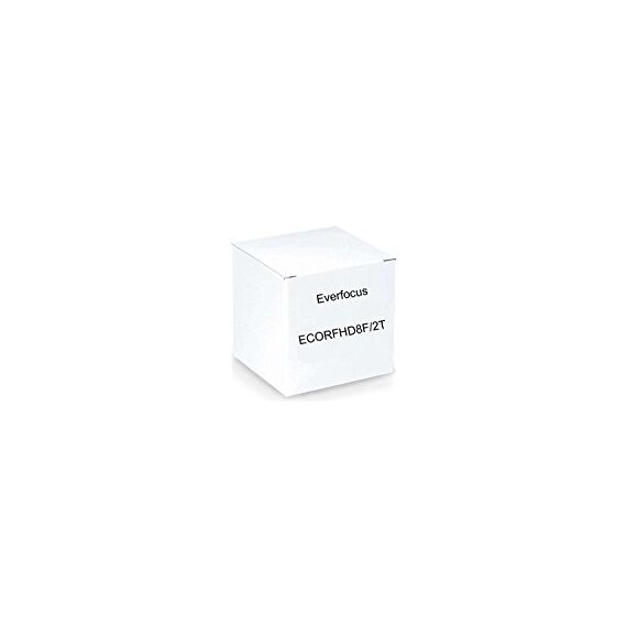 Everfocus ECORFHD8F/2T 1080P Full Had Digital Video Recorder, Multiple Monitor Outputs, 8 Channel,