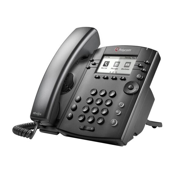 Polycom VVX 311 6-Line Desktop Phone PoE