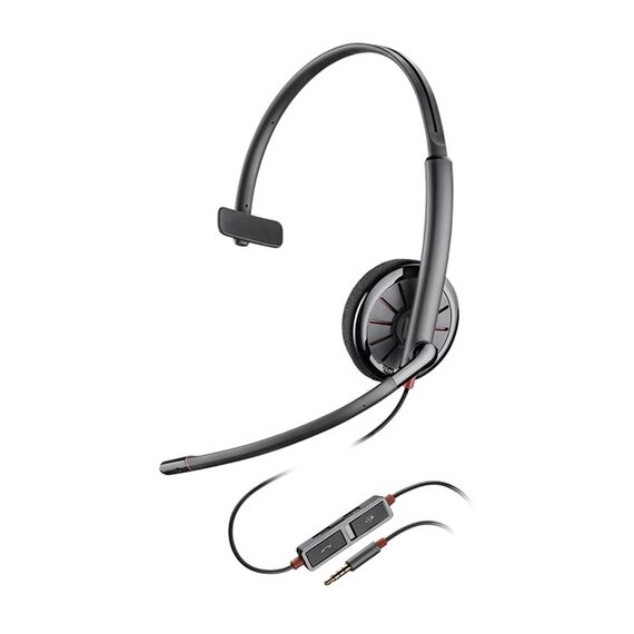 Plantronics Blackwire 215 Monaural On-Ear Headset