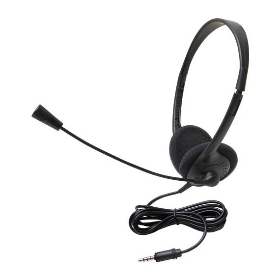 Califone 3065AVT Lightweight Personal Multimedia Stereo Headset (3.5mm To Go Plug)