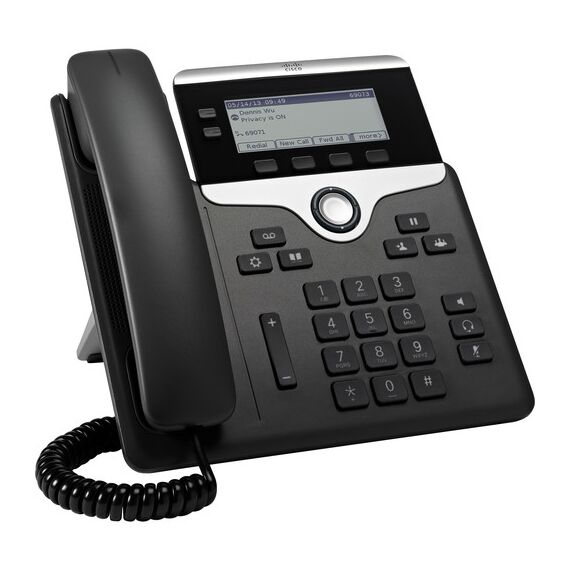 Cisco 7821 Two-Line IP Phone (Charcoal)