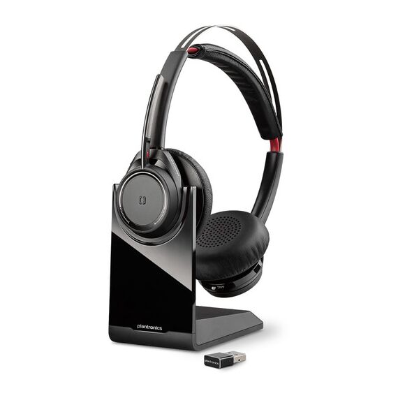 Plantronics Voyager Focus UC Bluetooth Headset with USB Type-A Adapter for Standard UC Applications