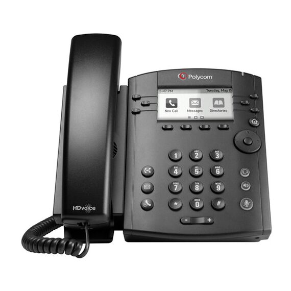 Polycom VVX310P Business Media Phone with Power Supply