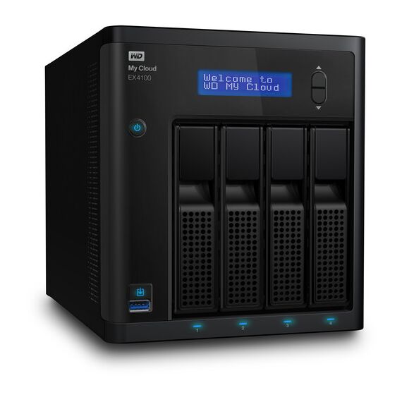 WD My Cloud Expert Series 8TB EX4100 4-Bay NAS Server (2 x 4TB)