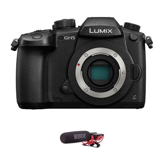 Panasonic Lumix DC-GH5 Mirrorless Micro Four Thirds Digital Camera with Microphone Kit